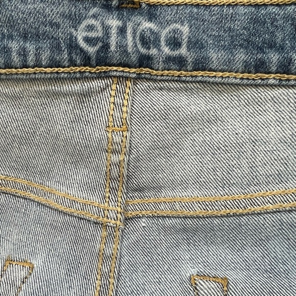 ÉTICA Brigitte Trumpet Crop Jeans size 28 - Picture 9 of 14